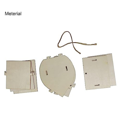 DIY Wooden Birdhouse Kit, 2-Pack Craft Set