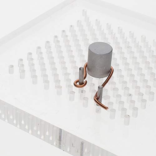 The Beadsmith Wig Jig Delphi Pegs – Wire Elements Small Sizes, 6 Pieces, Nylon with Metal Pins, 3/16, 1/4, 5/16, 3/8, 7/16 & 1/2 Inch Sizes - Used for Making Wire Components & Jewelry Designs - size: Small Pegs, 6 pcs