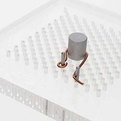 The Beadsmith Wig Jig Delphi Pegs – Wire Elements Small Sizes, 6 Pieces, Nylon with Metal Pins, 3/16, 1/4, 5/16, 3/8, 7/16 & 1/2 Inch Sizes - Used for Making Wire Components & Jewelry Designs - size: Small Pegs, 6 pcs