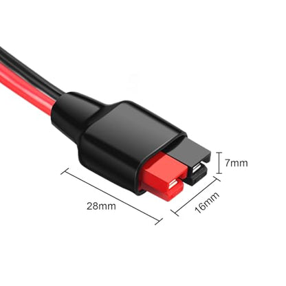 10AWG Solar Panel to Anderson Connector Adapter Extension Cable,1.6FT - size: 1.6FT