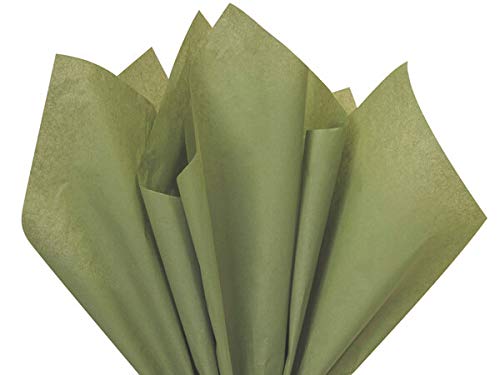 Tapestry Green Tissue Paper Squares, Bulk 24 Sheets, Premium Gift Wrap and Art Supplies for Birthdays, Holidays, or Presents by Feronia packaging, Large 20 Inch x 30 Inch - color: TapestryGreen