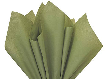 Tapestry Green Tissue Paper Squares, Bulk 24 Sheets, Premium Gift Wrap and Art Supplies for Birthdays, Holidays, or Presents by Feronia packaging, Large 20 Inch x 30 Inch - color: TapestryGreen
