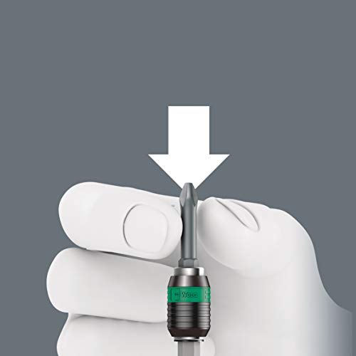 Wera 05051493001 838 RA-R M BITHOLDING SCREWDRIVER WITH RATCHET FUNCTIONALITY, 1/4", 1/4" X 123.5 MM