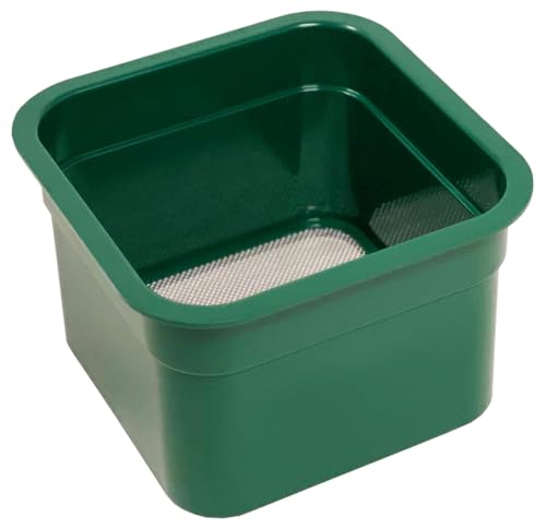Sluice Fox mini Classifier Screen Gold panning Kits, Stainless Steel Screen mesh sifting Sieve Prospecting and gem Sorting; Shark Tooth sift Sifter - color: #20 Mesh Screen (400 holes per sq.in.) Green