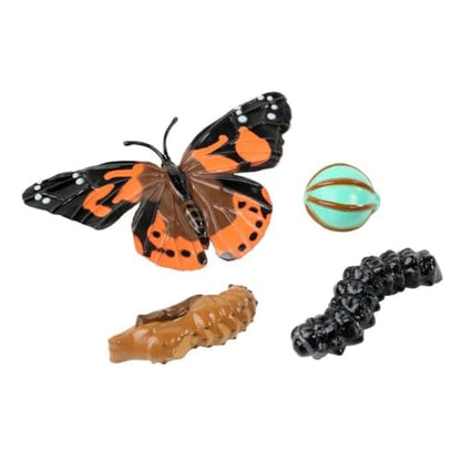 Insect Lore Bug Camp Bundle - Butterfly Kit with 5 Live Caterpillars, Ladybug Land with 1 Tube Live Larvae, Ant Mountain with 1 Tube Live Western Harvester Ants - Bonus Life Cycle Figurines & More