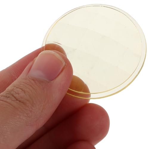 VOSAREA 6pcs Kaleidoscope Lens Kit Multifaceted Prism Lens Parts for Toy Making DIY Crafts Replacement and Upgrade for Homemade Kaleidoscope Projects 1.69 X 1.69 X 0.39 in