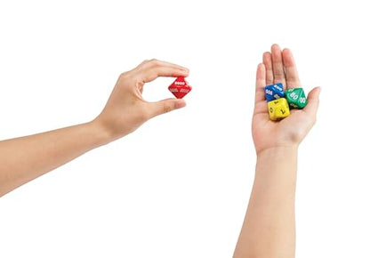 edxeducation Jumbo Place Value Dice, Classroom Set of 24, Multicolored