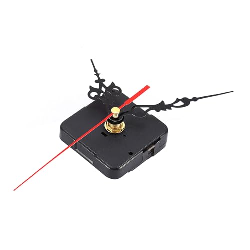55 mm Long Shaft Quartz Clock Movement Clock Parts Repair Kit M5168 (Black)