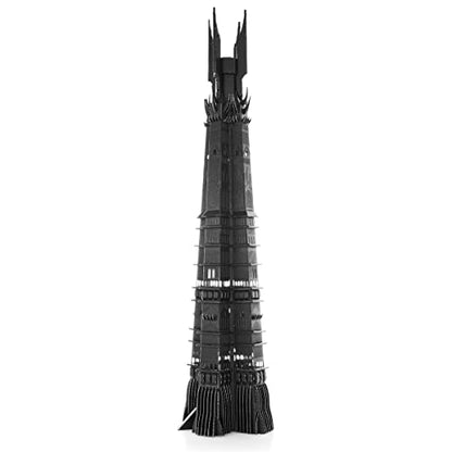 Metal Earth Premium Series Lord of The Rings Orthanc 3D Metal Model Kit Bundle with Tweezers Fascinations