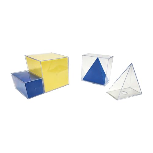EAI Education GeoModel® Jumbo Folding Geometric Shapes - 11 Solids and 11 Nets