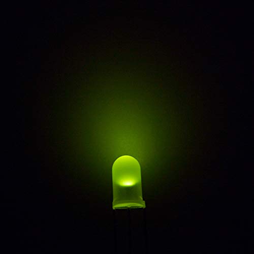 CHANZON 100 pcs 5mm Red & Yellow-Green Diffused LED Lights Common Cathode - color: D) Red & Yellow-green (Cc) (100pcs)