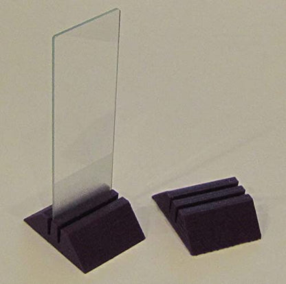 Microscope Slides Stand, Drying Rack for Standard Slide, Lab Rest, Holder, Bench Display (10 Slides, Pack of 2)