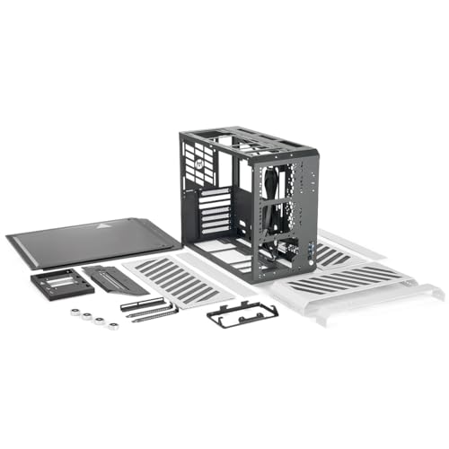 Mechanic Master C34Pro Portable Compact ATX/E-ATX Gaming PC Case Silver - color: Silver