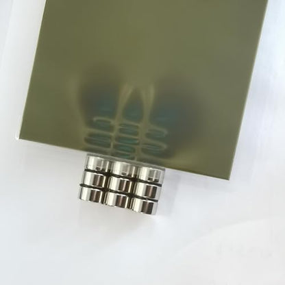 Magnetic Field Viewing Film 4"x4", Magnetic Flux Display, Magnet Pattern Detector, Scientific Project Teaching, Reusable and Automatic Recovery,Magnetic Field Viewer - 1Pack - size: 4"x4"