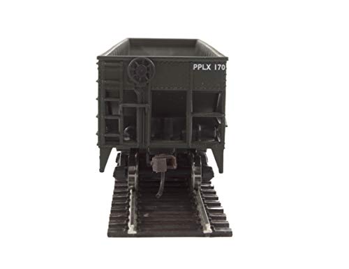 Walthers Trainline Offset Quad Hopper-Ready to Run-Pennsylvania Power & Light PPLX #170 931-1659 HO Scale Model Railroad - Freight Model - style: Pennsylvania Power & Light PPLX #170