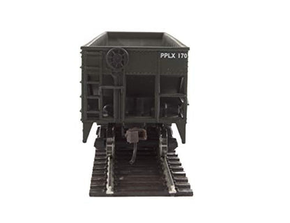 Walthers Trainline Offset Quad Hopper-Ready to Run-Pennsylvania Power & Light PPLX #170 931-1659 HO Scale Model Railroad - Freight Model - style: Pennsylvania Power & Light PPLX #170