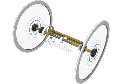 Lock-Tight Mousetrap Car Kit: with an adjustable high-tech Braking System
