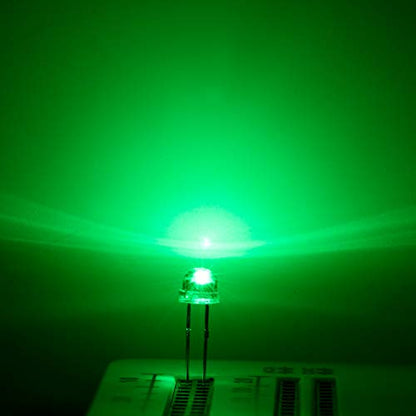 CHANZON 100 pcs 5mm RGB Multicolor Fast Blinking (Multi Color Changing) - color: J) Fast Flash (100pcs)