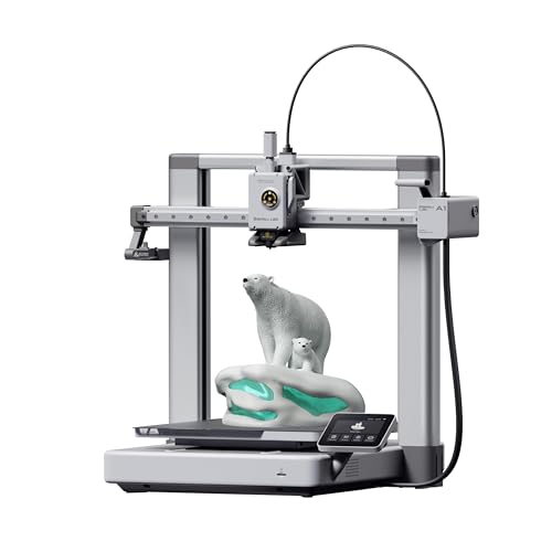 Bambu Lab A1 3D Printer, Ready-to-Use FDM 3D Printer for Beginners and Kids - size: A1