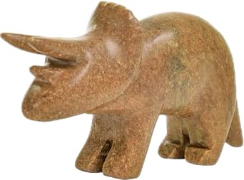 STUDIOSTONE CREATIVE DIY Arts & Crafts Carving Kit Kids Adults Triceratops Sculpture Soapstone