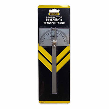 General Tools Square Head Protractor & Angle Finder for Carpentry & Framing