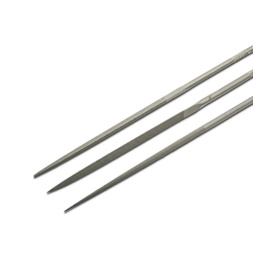 Crescent Nicholson 12 Piece Needle File Set with Handles | 37392 - size: 5-1/2", style: 0 Cut