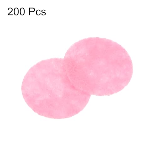 HARFINGTON 200pcs Round Felt Circles, 15mm 5/8" Pre Cut Felt Craft Pads Non-Woven Mini Felt Fabric Circles for DIY Sewing Handcraft Cut Projects Craft Finishing, Pink - color: Pink, size: 15mm