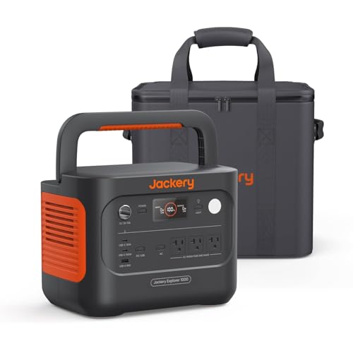Jackery Explorer 1000 v2 and Carrying Bag,1070Wh,1500W AC - style: E1000v2+Carrying Bag