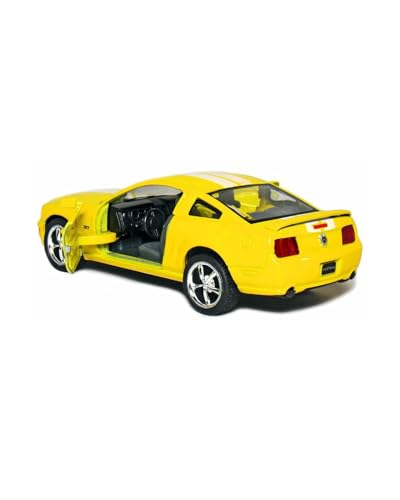 KiNSMART - 2006 Ford Mustang GT 1:38 Scale 5" Die Cast Metal Model Toy Car (Yellow Race) - color: Yellow Race