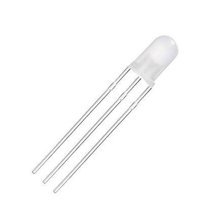 CHANZON 100 pcs 5mm Red & Yellow-Green Diffused LED Lights Common Cathode - color: D) Red & Yellow-green (Cc) (100pcs)