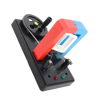 Electric Motor Kit, Hand Crank Generator Physical Teaching Demonstration Motor Hand Crank Generator Educational Experiment Generator Model