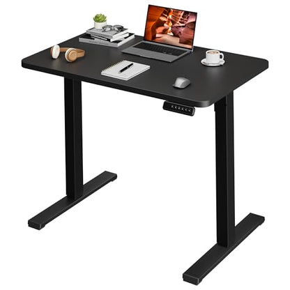 40''x24''One-Piece Adjustable Large Standing Desk for Home Office - color: Black, size: 4024