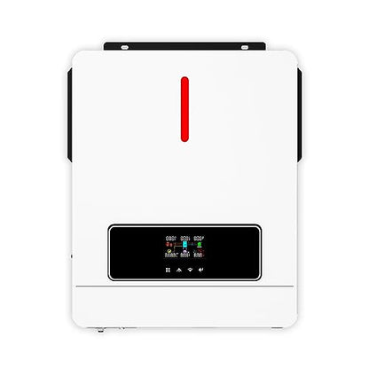 Y&H 6.2KW Solar Hybrid Inverter 48V AC220V On/Off-Grid Solar Inverter Built-in MPPT 120A Solar Charger, Two Load Output Power Max PV Power 6500W Input, Supports Batteryless - size: 6200W-48V-M120A