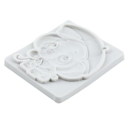 Animal Elephant Silicone Mold Elephant Polymer Clay Molds - color: Style P
