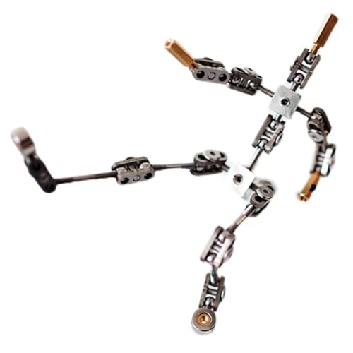DIY Stop Motion Armature Kits, Metal Puppet Figure Skeletons Metal for Character Design Creation/Ready Studio Armature Kits for Stop Motion Animation,12CM - size: 12CM