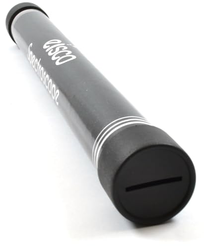 EISCO Economy Spectroscope Tube Set for Classroom Optics, Black, 6 Pack
