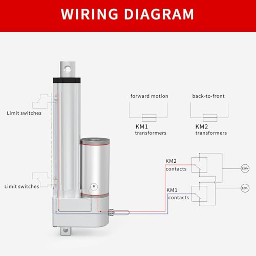 300mm 100N Electric Linear Actuator Motor, 12V High Load 22lbs Linear Actuators 51mm/s Linear Actuator Stroke with Mounting Bracket - size: 12", style: 22lbs