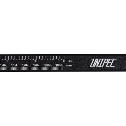 6" Digital Caliper,Metric/Imperial/Fraction - color: Black-3 modes