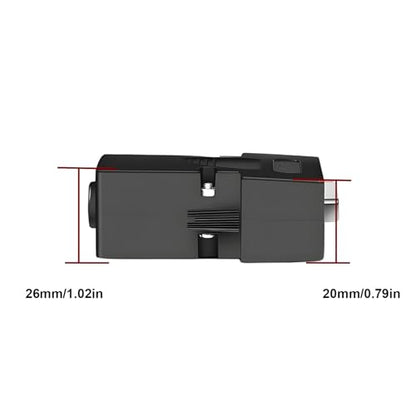 4PCS DB25 Female Solderless Breakout Connector, RS232 D-SUB DB25 Serial to 25Pin Port Terminal Block with Case Long Bolts Tail Pipe - style: Female