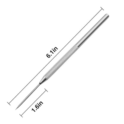2 PCS Clay Needle Tools, Stainless Steel Pottery Tool Polymer Clay Tools