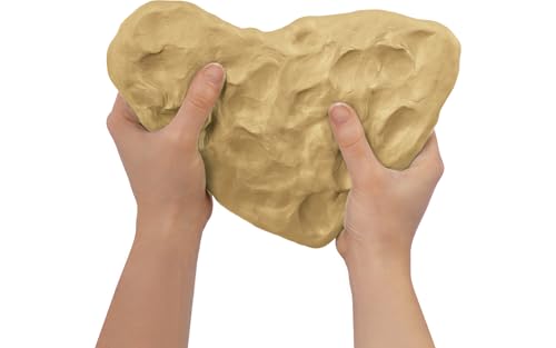 Jovi - Air Dry Clay, Sand Ochre Color, 3 x 1.1 lb, Total of 3.3 lb - color: Ochre