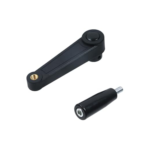 2Pcs 5" Length Foldable Crank Handle for Industrial Machine Tools - style: HD-12mm/2 Pcs