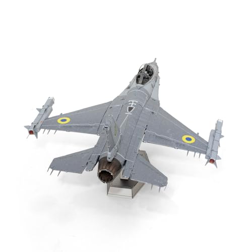 Metal Earth F-16 Fighting Falcon Ukrainian Air Force 3D Metal Model Kit Fascinations