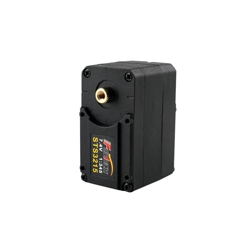 Feetech ST-3215 360° Robot Servo Motor 7.4V 19KG Magnetic Encoder Serial Bus Servo w1/345 1/191 1/147 Gear Ratio for Robotics Arm Projects SO-ARM100 URT1 Compatible (1-147 Gear Ratio)