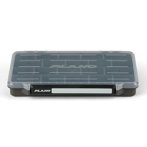 Plano StowAway 3700 Stow Tackle Box, with Corrosion-Preventive Rustricor, Single Latch Design, Transparent DuraView Lid, Stackable Storage for Fishing Bait, Lures and Gear - size: 3700, style: New Model