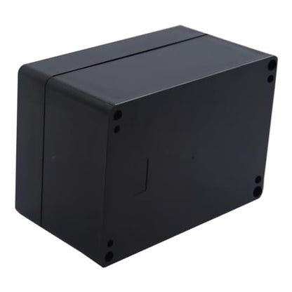 Junction Box IP65 Waterproof ABS Plastic Electrical Project Case Power Junction Boxes, Project Box with 4 PCS M16 Cable Glands 6.3x4.33x3.54 inch (160 x 110 x90 mm) - color: Black, size: 6.30"x4.33"x3.54"