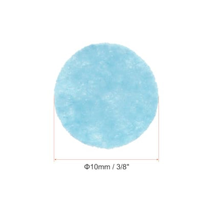 HARFINGTON 200pcs Round Felt Circles, 10mm 3/8" Pre Cut Felt Craft Pads Non-Woven Mini Felt Fabric Circles for DIY Sewing Handcraft Cut Projects Craft Finishing, Blue - color: Blue, size: 10mm