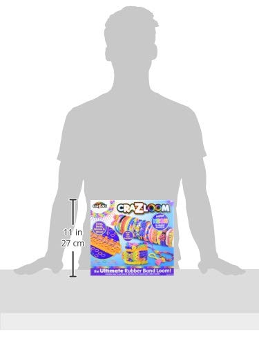 Cra-Z-Art CRA-Z-Loom Ultimate Rubber Band Bracelet Maker Activity Kit for Ages 8 and Up (Packaging May Vary)