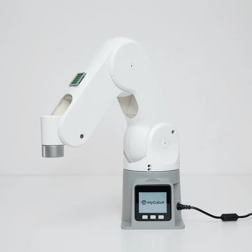 ELEPHANT ROBOTICS myPalletizer 260, 4-Axis Palletizing Robotic Arm, Desktop Collaborative Robot with 250g Payload & 260mm Reach, Programmable Articulated Arm Supports Python ROS Blockly