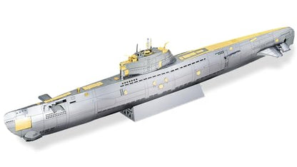 Piececool 3D Metal Puzzles for Adults, Military Submarine Metal Model Building Kits for Stress Relax, Great Christmas Birthday Gifts - color: Submarine